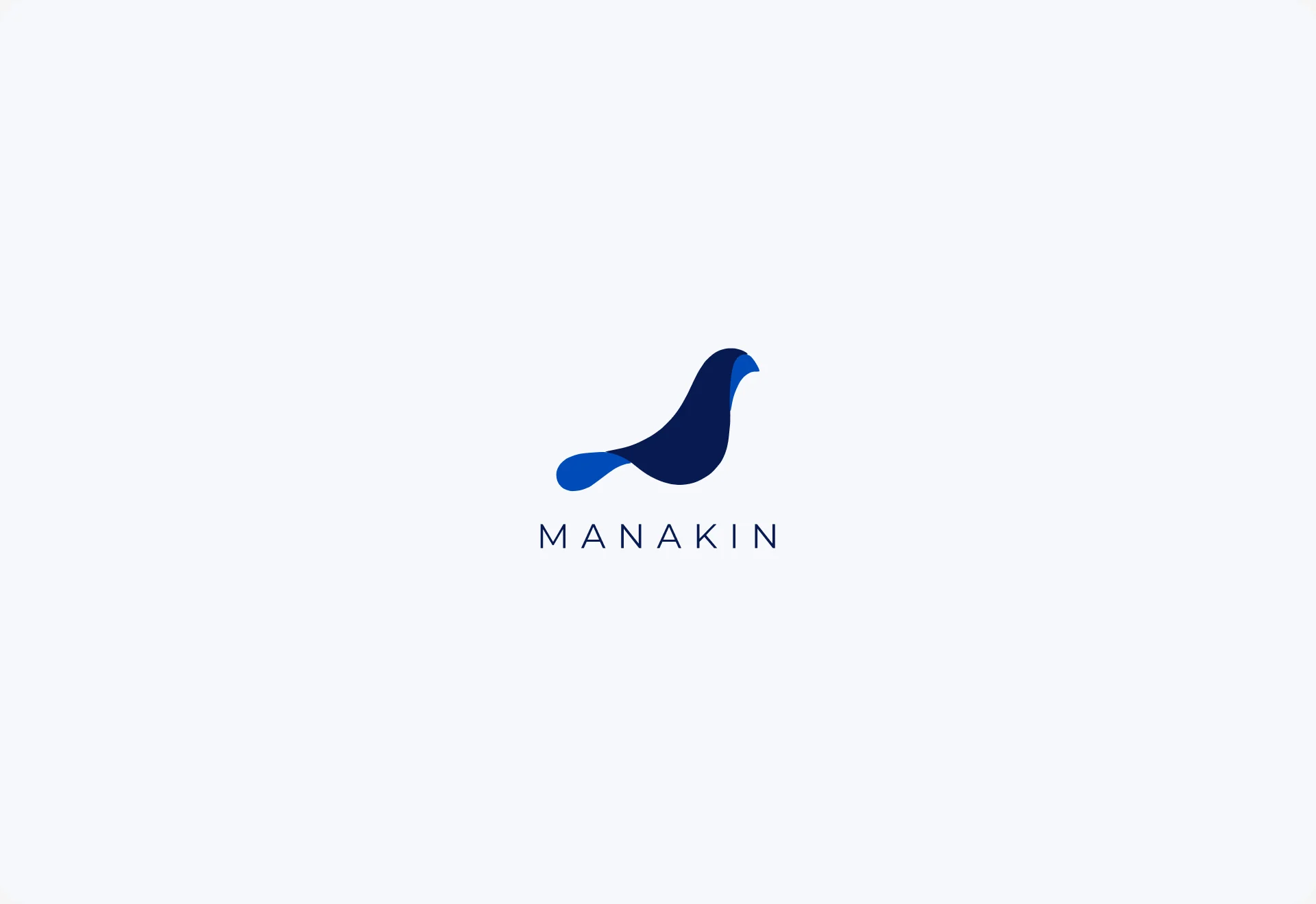 The Manakin logo: a navy bird above the wordmark